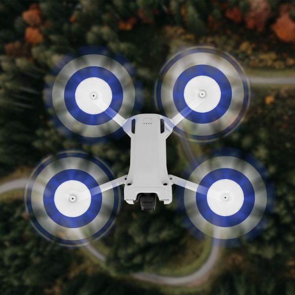 8 PCS 6030F Double Sided Colorful Low Noise Wing Propellers For DJI Mini 3 Pro, Color: Silver Tip - Image 7