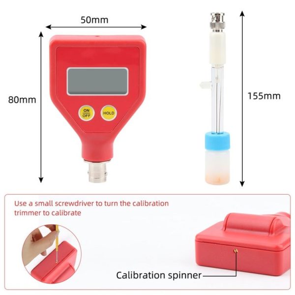 PH-98108 Portable Digital Soil Acidity Meter - Image 3