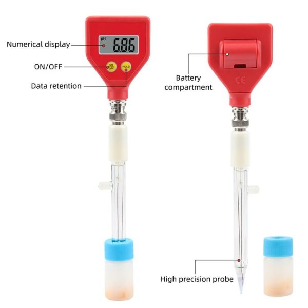 PH-98108 Portable Digital Soil Acidity Meter - Image 4