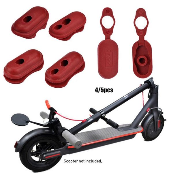 5 In 1 Charge Port Cover Cap Siliceone Plug For Xiaomi M365 Scooter - Image 2