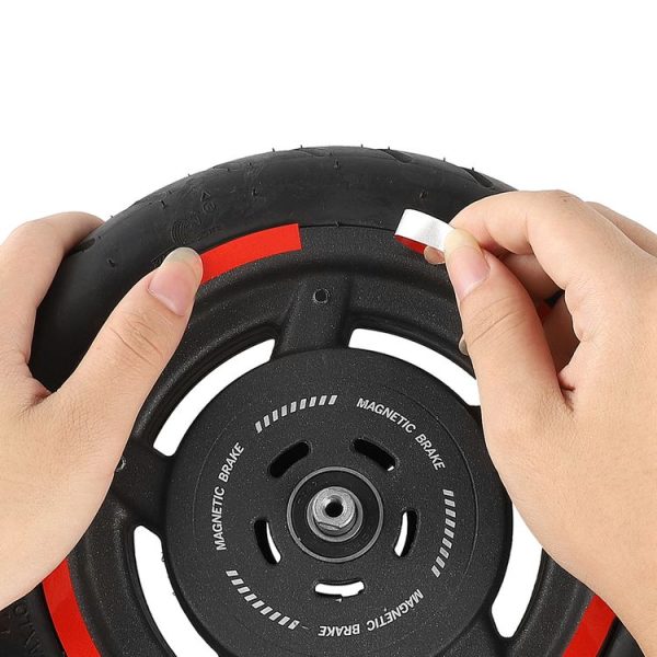 2 Sets Wheel Hub Protective Sticker For Scooter Bicycle Electric Vehicle (Silver Colorful) - Image 4
