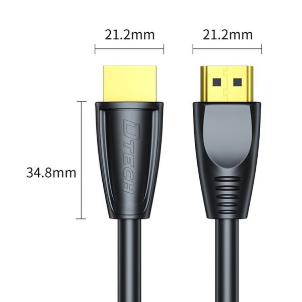 DTECH HDMI 2.0 HD Connection Cable 4K 60Hz Computer TV Connection Cable, Length: 1m - Image 2