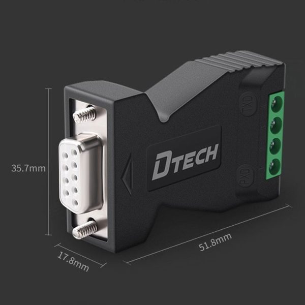 DTECH DT-9001 Industrial Grade Lightning And Surge Protection RS232 To 485 Converter - Image 2