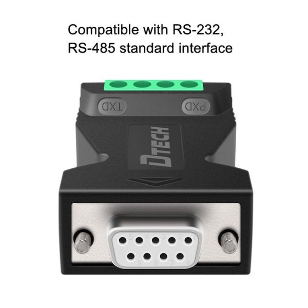 DTECH DT-9001 Industrial Grade Lightning And Surge Protection RS232 To 485 Converter - Image 5