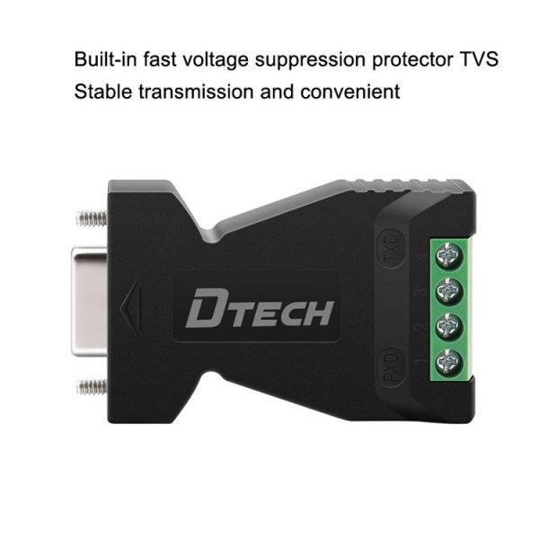 DTECH DT-9001 Industrial Grade Lightning And Surge Protection RS232 To 485 Converter - Image 6