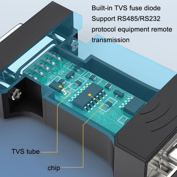 DTECH DT-9000 Passive Bidirectional RS232 To RS485 Serial Communication Protocol Module Converter - Image 4
