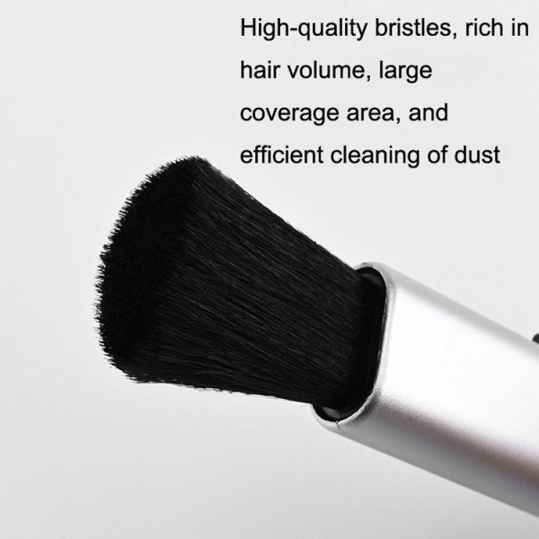 10 PCS Car Air Conditioner Air Outlet Telescopic Cleaning Brush, Color: Black - Image 4