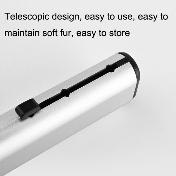 10 PCS Car Air Conditioner Air Outlet Telescopic Cleaning Brush, Color: Black - Image 5