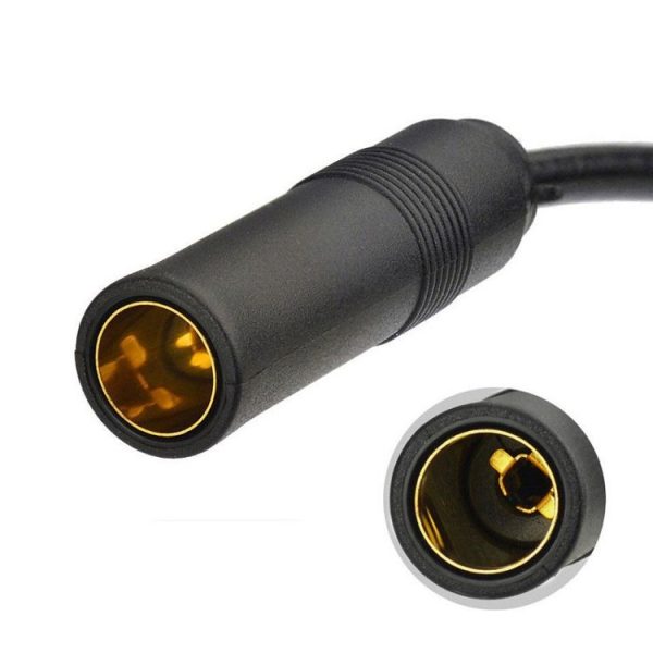 3 PCS Automobile DIN Female Mouth Transfer ISO Female Mouth Audio Antenna Switch Plug - Image 2