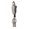 Ceramic Clay Pull Buckle Metal Retractable Keychain Document Buckle (Red) - Image 4