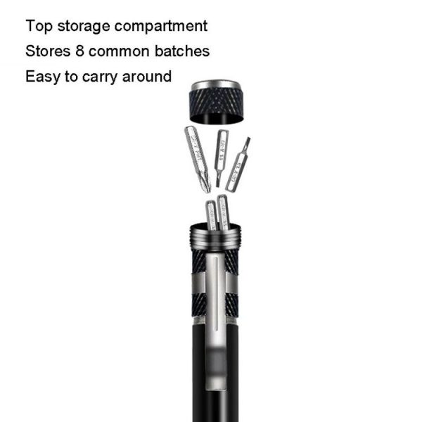 8 In 1 Screwdriver Aluminum Alloy Combination Disassembly Pen Repair Screwdriver (Blue) - Image 4