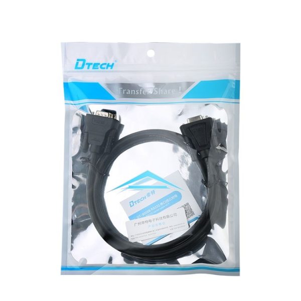 DTECH RS232 Serial Direct Line DB9 Extension Line Male to Female 5m - Image 3