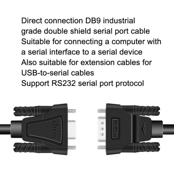DTECH RS232 Serial Direct Line DB9 Extension Line Male to Female 5m - Image 4