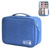 Multifunctional Cationic Digital U Disk Data Cable Storage Bag (Blue)