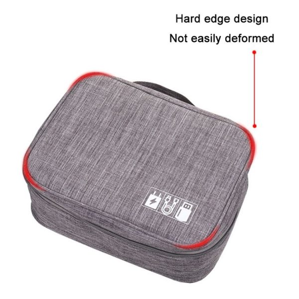 Multifunctional Cationic Digital U Disk Data Cable Storage Bag (Blue) - Image 6