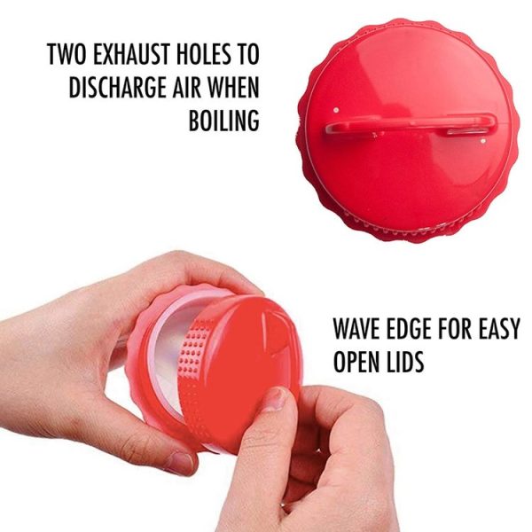 6 PCS / Set Eierkokers Cooker Silicone Non-stick Egg Steamer - Image 3
