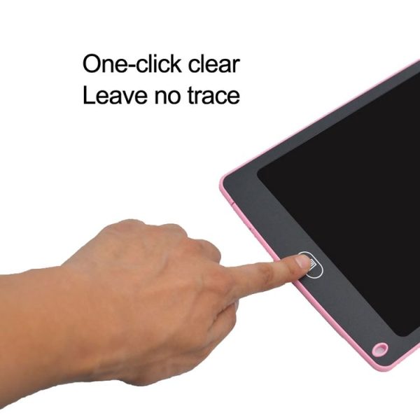LCD Writing Board Children Hand Drawn Board, Specification: 10 inch Colorful (Light Pink) - Image 3