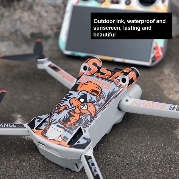 Sunnylife Drone+Remote Control Protective Sticker For DJI Mini 3 Pro Standard Version (Rhythm Graffiti) - Image 7