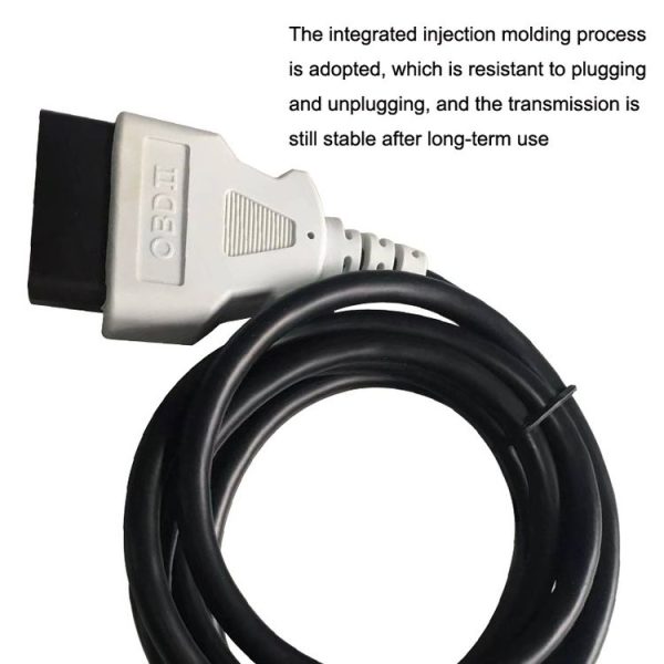 15PIN Car OBD Connector Plug Car Diagnostic Plug Cable (Black) - Image 4