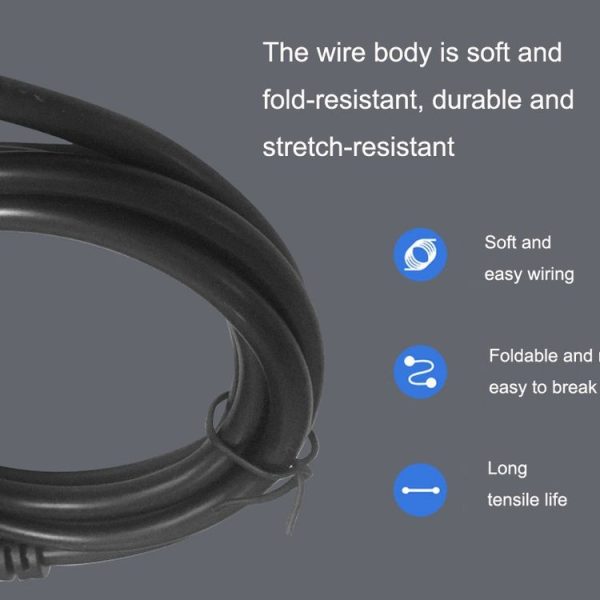 15PIN Car OBD Connector Plug Car Diagnostic Plug Cable (Black) - Image 6