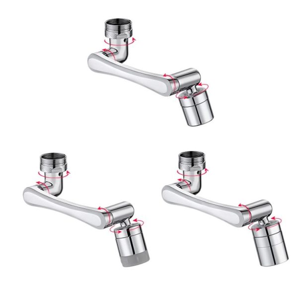 Faucet Robot Arm Universal Extender 1080 Degree Lifting Aerator, Specification: Single Outlet - Image 2