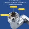 Faucet Robot Arm Universal Extender 1080 Degree Lifting Aerator, Specification: Silicone Double Outlet - Image 6