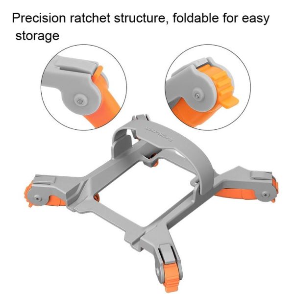 Sunnylife Foldable Spider Landing Gear for DJI Mini 3 Pro (Grey) - Image 3