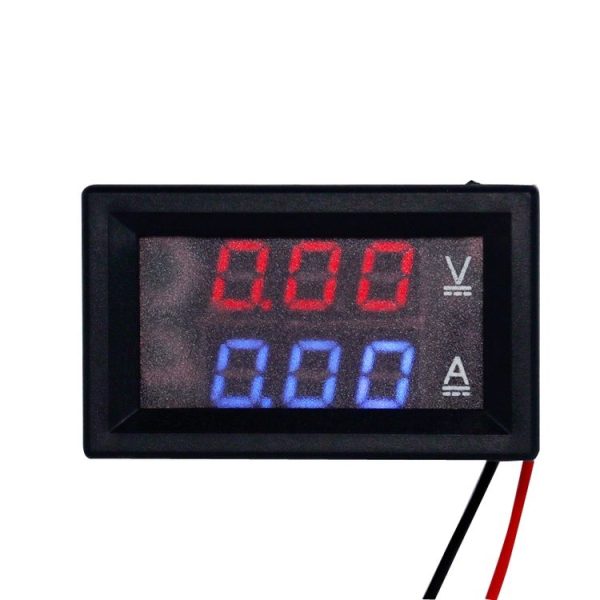 Dual-Display Voltage Current Meter Digital DC Voltage Meter, Specification: 50A (Red Blue) - Image 3