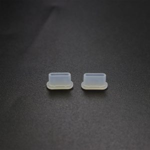 2 Sets Drone Body Remote Control Charging Port Dust Plug for DJI Mini 3 Pro (Transparent)