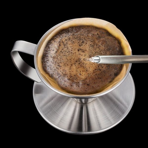 Double-layer Stainless Steel Pour-over Coffee Filter, Size: Small - Image 6