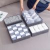 Foldable Drawer Clothes Storage Box, Spec: 8 Grids (Green) - Image 2