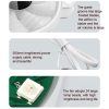 COOLMOON 12cm Infinity Lens Computer Cooling Fan PWM ARGB Chassis Cooling Fan (White) - Image 7