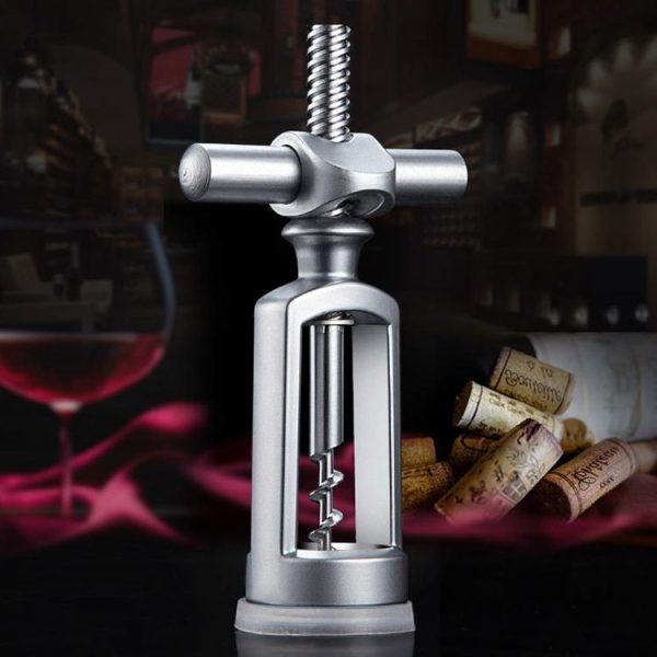 Kitchen Zinc Alloy Wine Bottle Opener (Silver) - Image 7