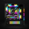COOLMOON Y360 Round Tube Multi-interface ARGB Chassis Light Bar Computer Decorative Silicone LED Lamp Strip - Image 2