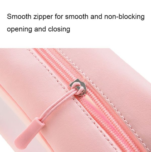 PVC Transparent Waterproof Portable Cosmetic Bag, Size: M (Pink) - Image 6
