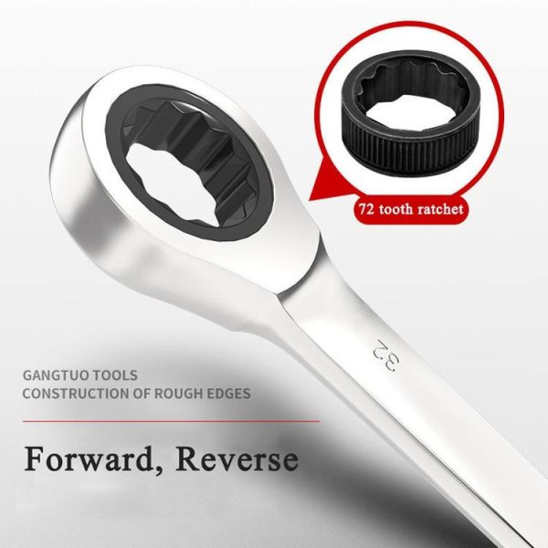 Combination Ratchet Wrench with Flexible Head Dual-purpose Ratchet Tool, Specification: 16mm - Image 3