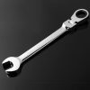 Combination Ratchet Wrench with Flexible Head Dual-purpose Ratchet Tool, Specification: 18mm