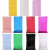 2 PCS 1x2M Square Rain Silk Door Curtain Birthday Party Background Wall Decoration (Rose Red) - Image 2