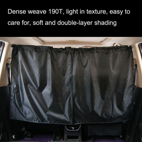 Car Curtain Sunshade Car Privacy Partition Curtain, Size: 134x78cm - Image 5