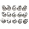 15 In 1 Christmas Themed Piping Cake Baking Kit - Image 2