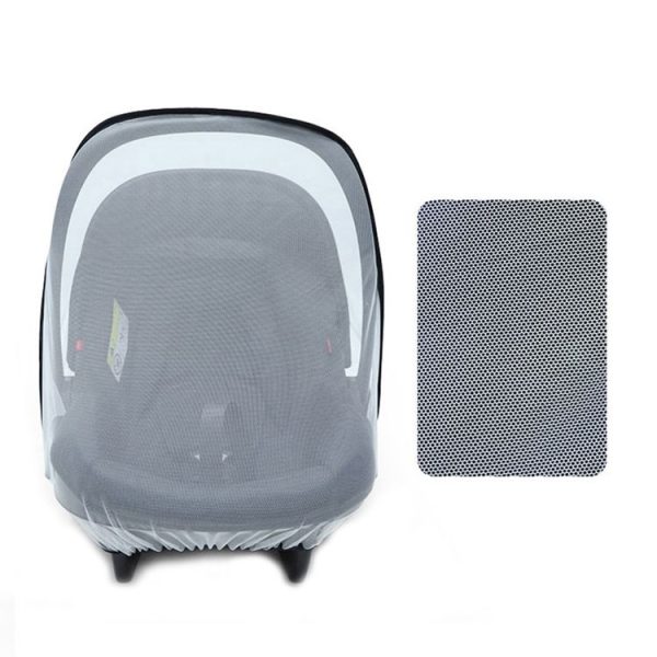 Baby Stroller Pushchair Mosquito Net Newborn Carriage Cradles Cover (White) - Image 2