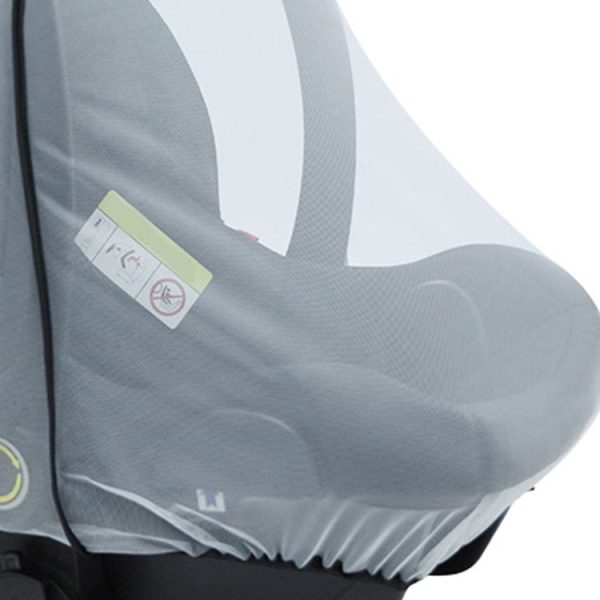 Baby Stroller Pushchair Mosquito Net Newborn Carriage Cradles Cover (White) - Image 4