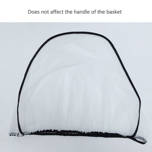 Baby Stroller Pushchair Mosquito Net Newborn Carriage Cradles Cover (White) - Image 5