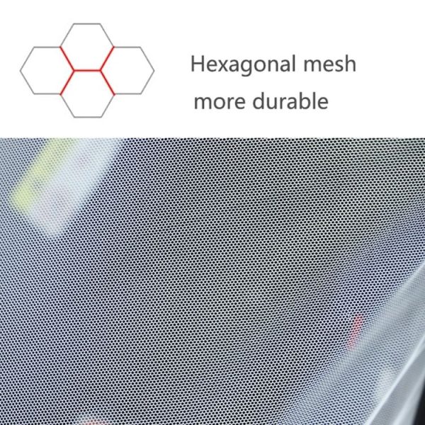 Baby Stroller Pushchair Mosquito Net Newborn Carriage Cradles Cover (White) - Image 6