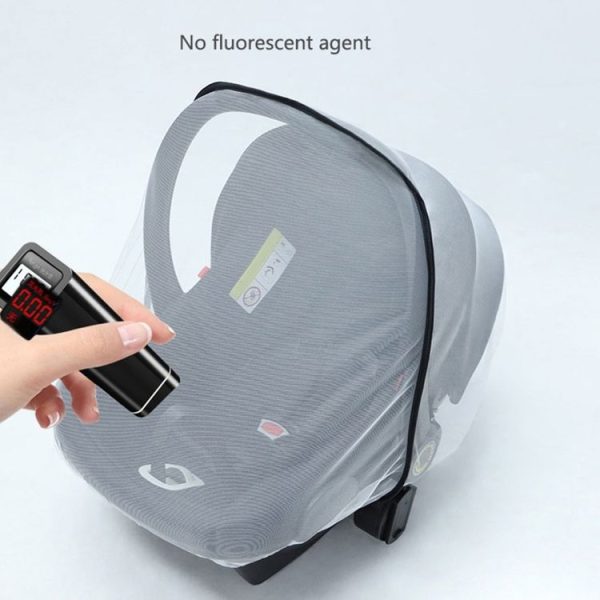 Baby Stroller Pushchair Mosquito Net Newborn Carriage Cradles Cover (White) - Image 7