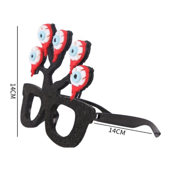 Halloween Decoration Funny Glasses Party Skeleton Spider Horror Props Purple Spider - Image 3