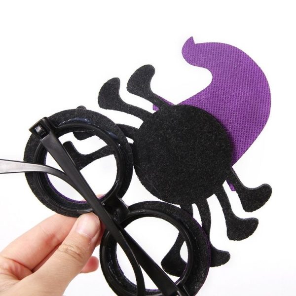 Halloween Decoration Funny Glasses Party Skeleton Spider Horror Props Purple Spider - Image 4