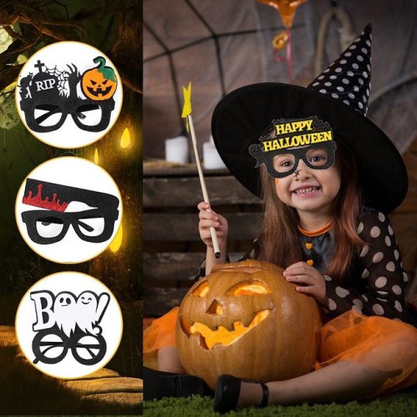 Halloween Decoration Funny Glasses Party Skeleton Spider Horror Props Purple Spider - Image 5