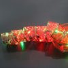 Christmas LED Lights Bronzing Double Ribbon String Lights, Specification: 5m (Gold Red Color Light)