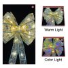 Christmas LED Lights Bronzing Double Ribbon String Lights, Specification: 5m (Gold Red Color Light) - Image 5